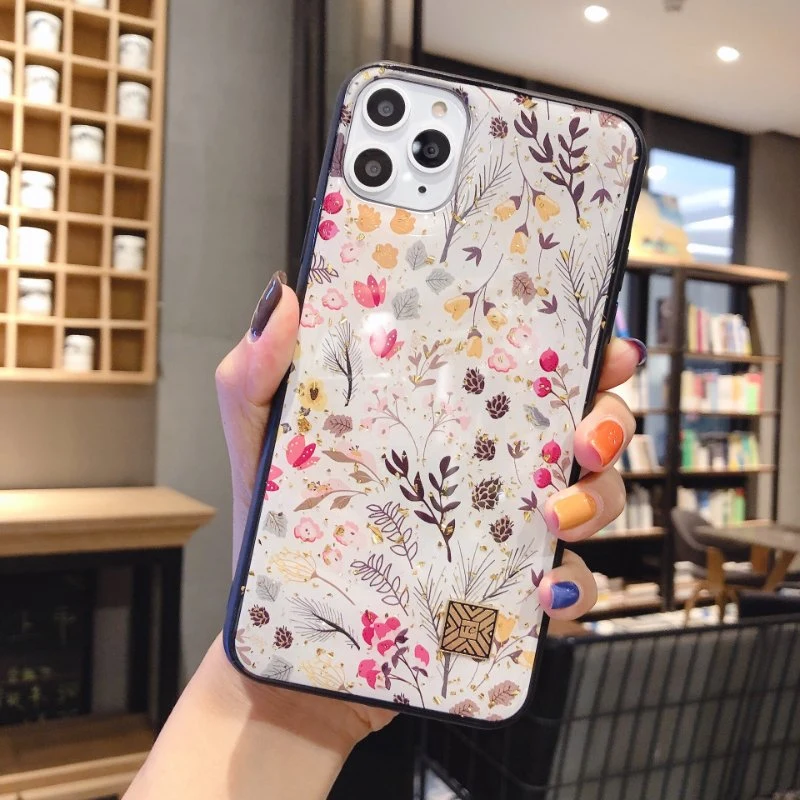 Factory Price Gold Foil TPU+PC Phone Case Phone Cover Mobile Case for Huawei