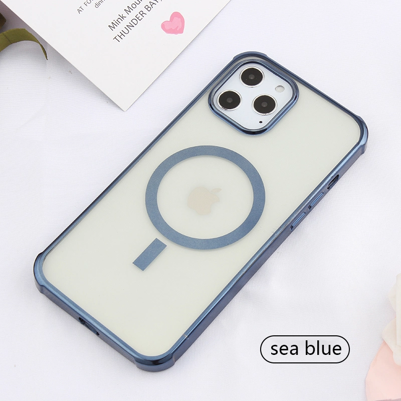 Magnetic Cell Phone Case Silicon for Xiaomi for Huawei for iPhone 8/P/X/12 Unique Water Proof Phone Case Logo