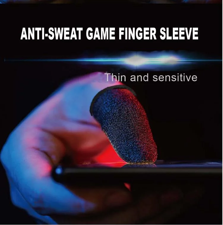 Wholesale Carbon Fiber Thin Finger Gloves Touch Screen Mobile Phone Games Finger Sleeves