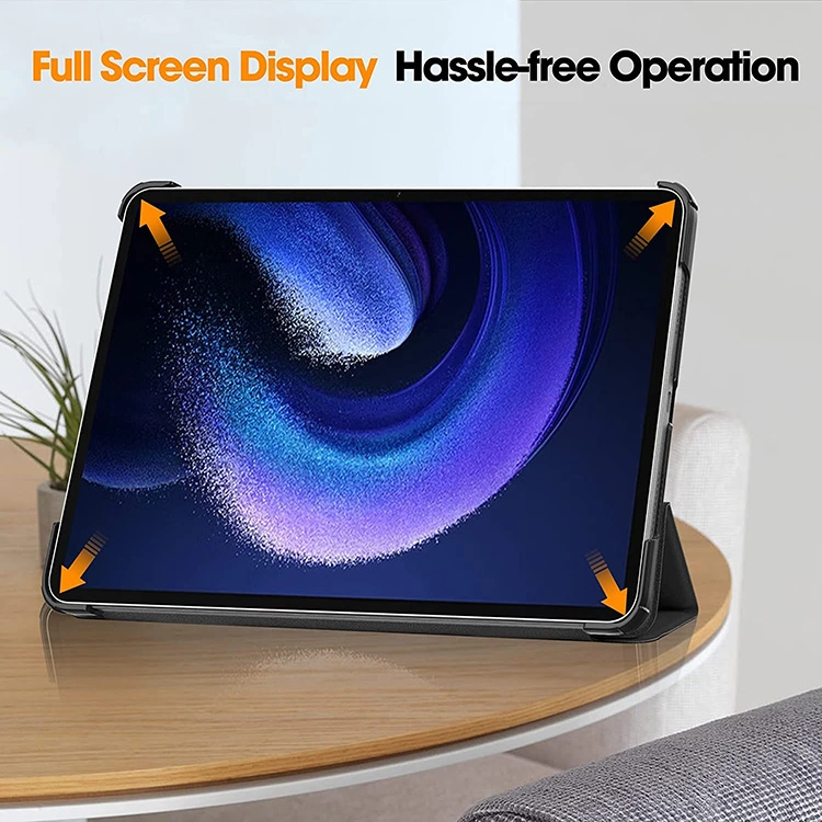 Shockproof Auto Wake/Sleep Tri-Fold Stand Tablet Leather Case for Xiaomi Pad 6/Mi Pad 6 PRO 11 Inch 2023