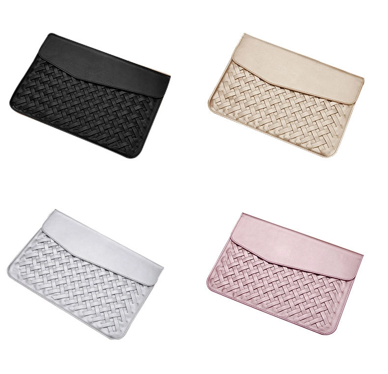 Sh2030 Woven Bag for MacBook Air Luxury Universal PRO iPad Tablet Leather Case Custom Laptop Sleeve