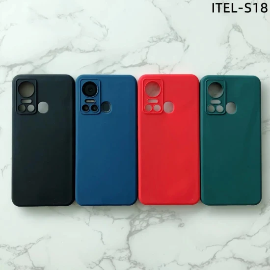 Nouveau modèle de coque de téléphone en TPU souple pour Itel A04 P40 A60 S18/S18 PRO