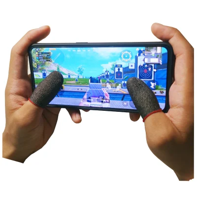 24 aiguilles anti-sommeil écran tactile professionnel pouce doigts manches pour jeu téléphone portable Pubg