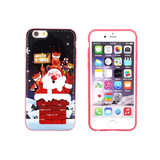 Nouvelle arrivée IMD TPU Christmas Mobile / Cell Phone Case pour iPhone6