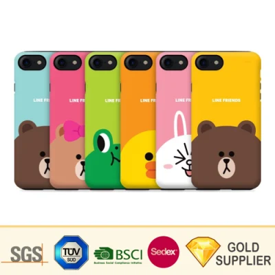 Haut de gamme personnalisé TPU PC Silicone hybride cuir plastique étui de protection pour téléphone portable accessoires étanche mignon Animal motif universel Ultra mince étui pour téléphone portable