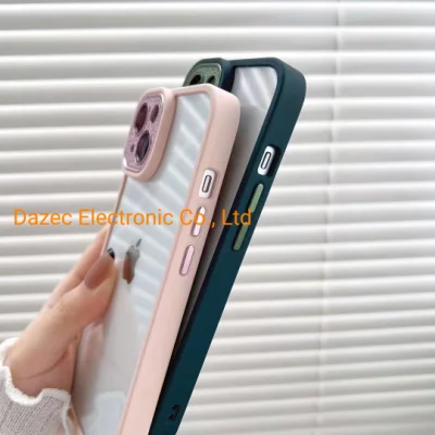 2023 Nouveau Smart TPU + TPE Antichoc 2 en 1 Soft Hybrid Case Camera Protect pour Samsung / Huawei / Xiaomi / iPhone Mobile Phone Cover Case