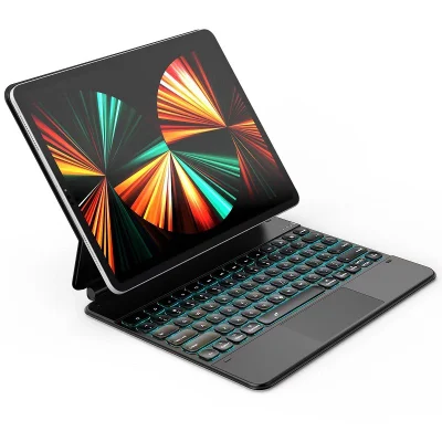 Prix ​​​​de gros universel en cuir PU Flip Tablet Case Keyboard Case pour iPad OEM avec support