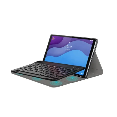 Clavier étui en cuir pour Lenovo Tab M10 HD 2ND Gen X306 étui pour tablette 10.1 pouces 2020 couverture de tablette fournisseur d'usine