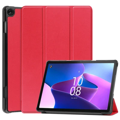 Etui pour tablette en cuir PU avec support folio mince antichoc pour Lenovo Tab M10 10,1 pouces 3ème génération 2022 Tb-328f