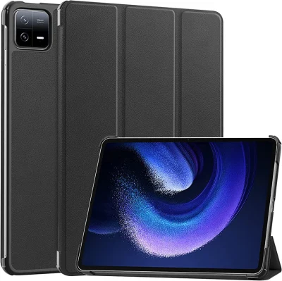 Antichoc Auto Wake/Sleep Tri-Fold Stand Tablet Housse en cuir pour Xiaomi Pad 6/Mi Pad 6 PRO 11 pouces 2023