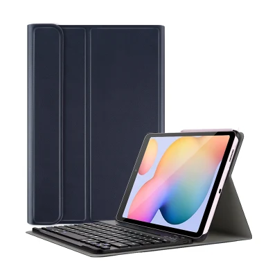 Étui clavier Bluetooth pour Samsung Galaxy Tab S6 Lite étui pour tablette support cuir couverture fournisseur d'usine